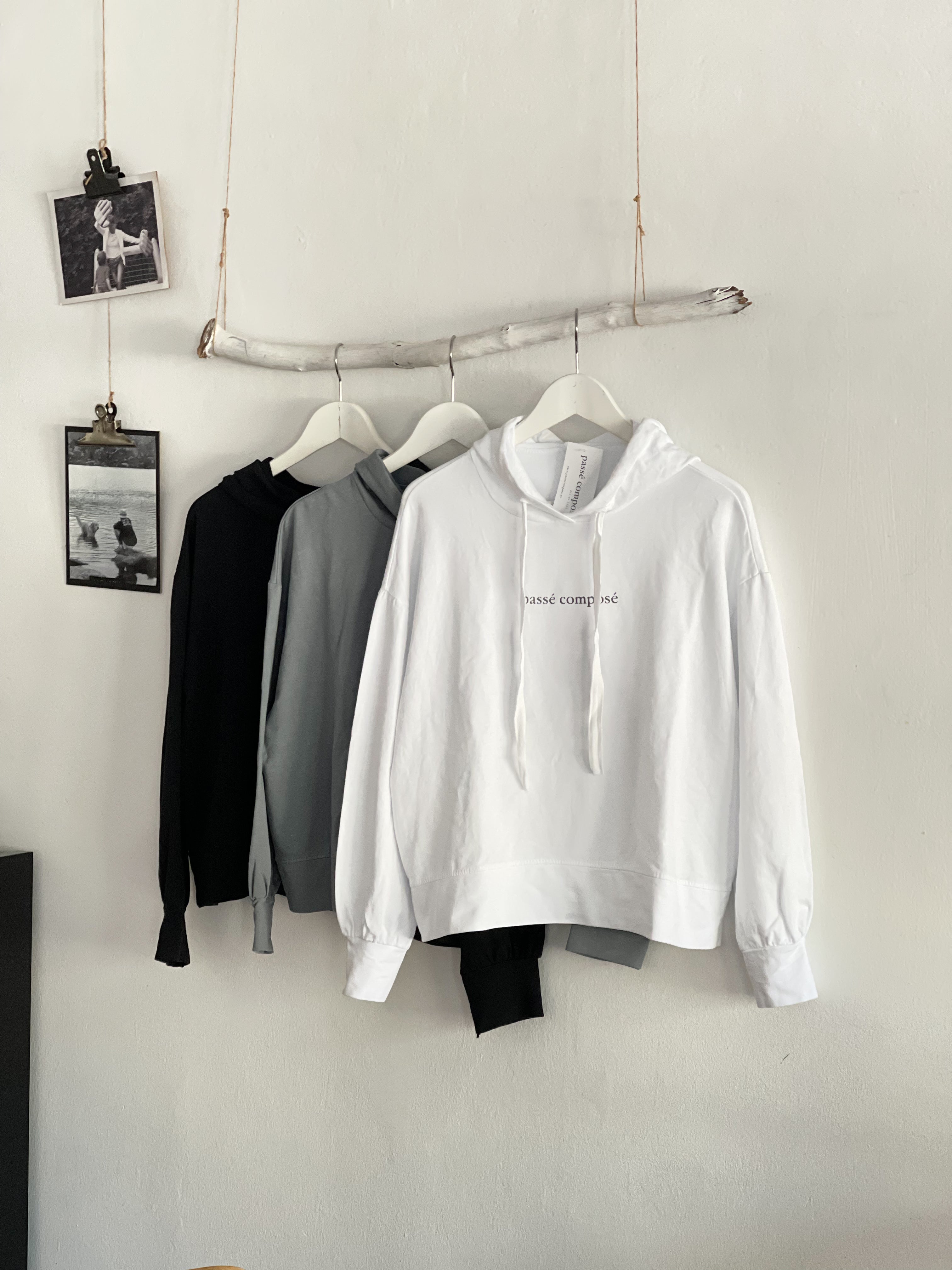 SUDADERA PASSÉ COMPOSÉ BLANCA