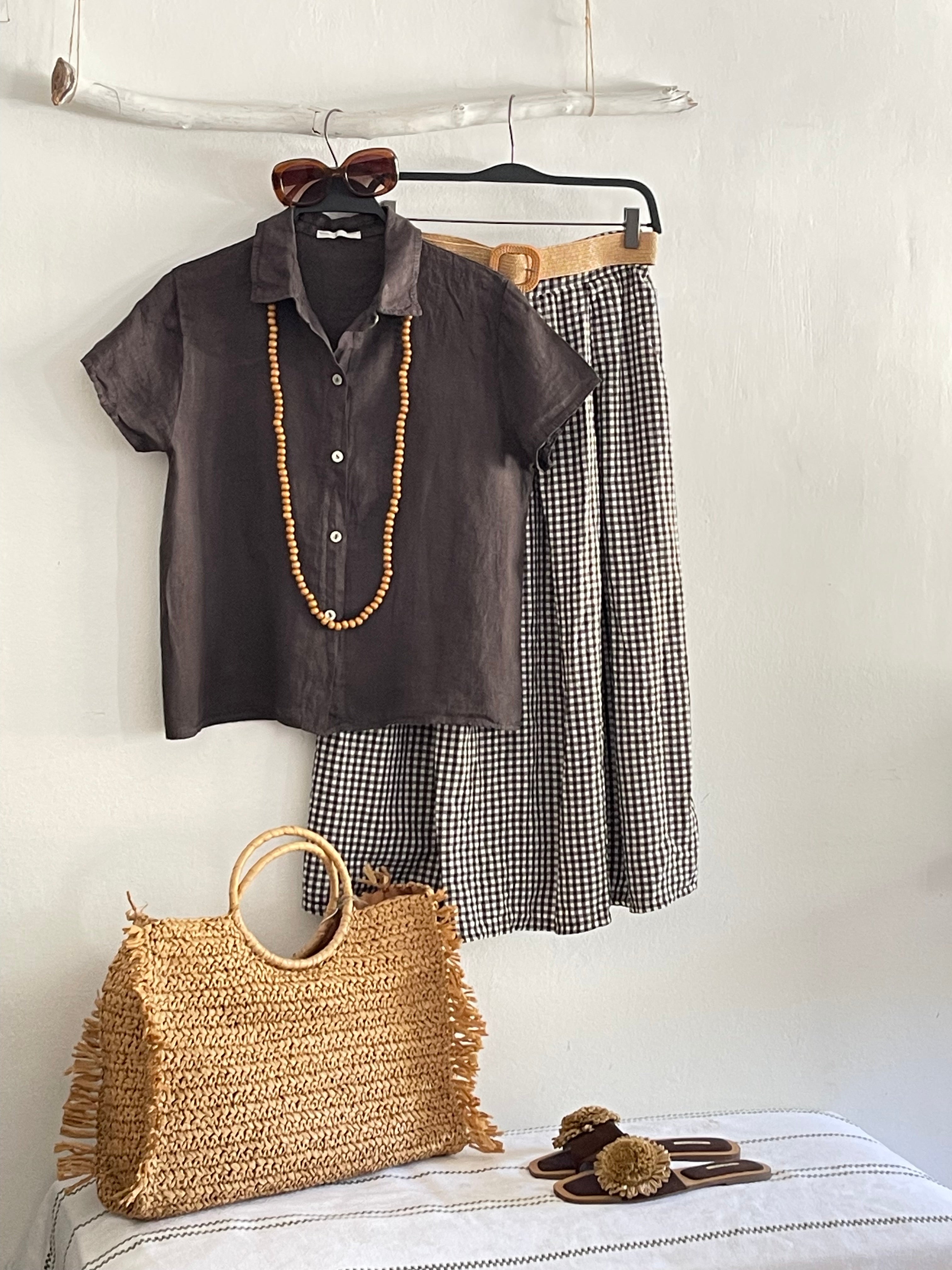 BLUSA SANDRA MARRÓN