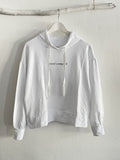 SUDADERA PASSÉ COMPOSÉ BLANCA