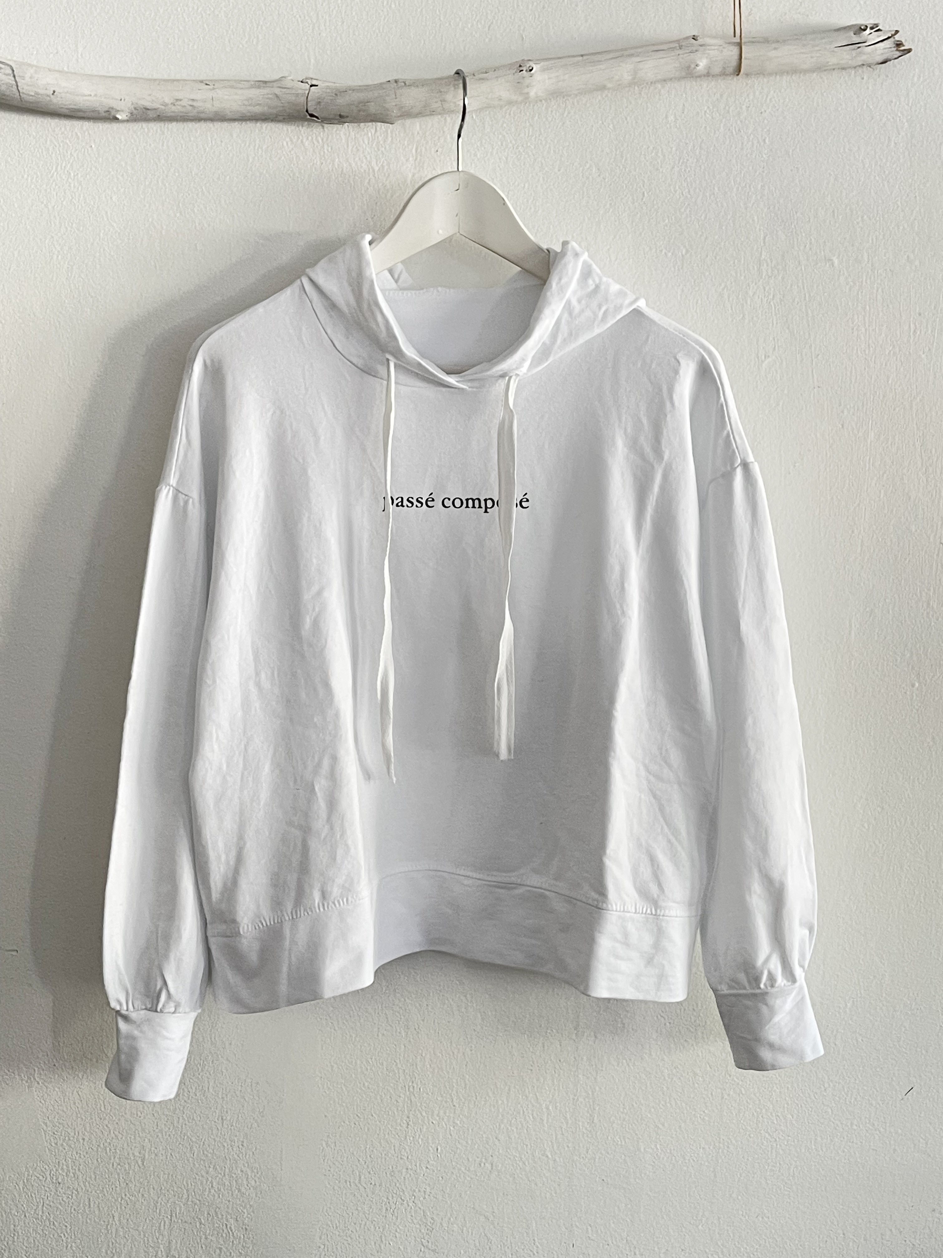 SUDADERA PASSÉ COMPOSÉ BLANCA