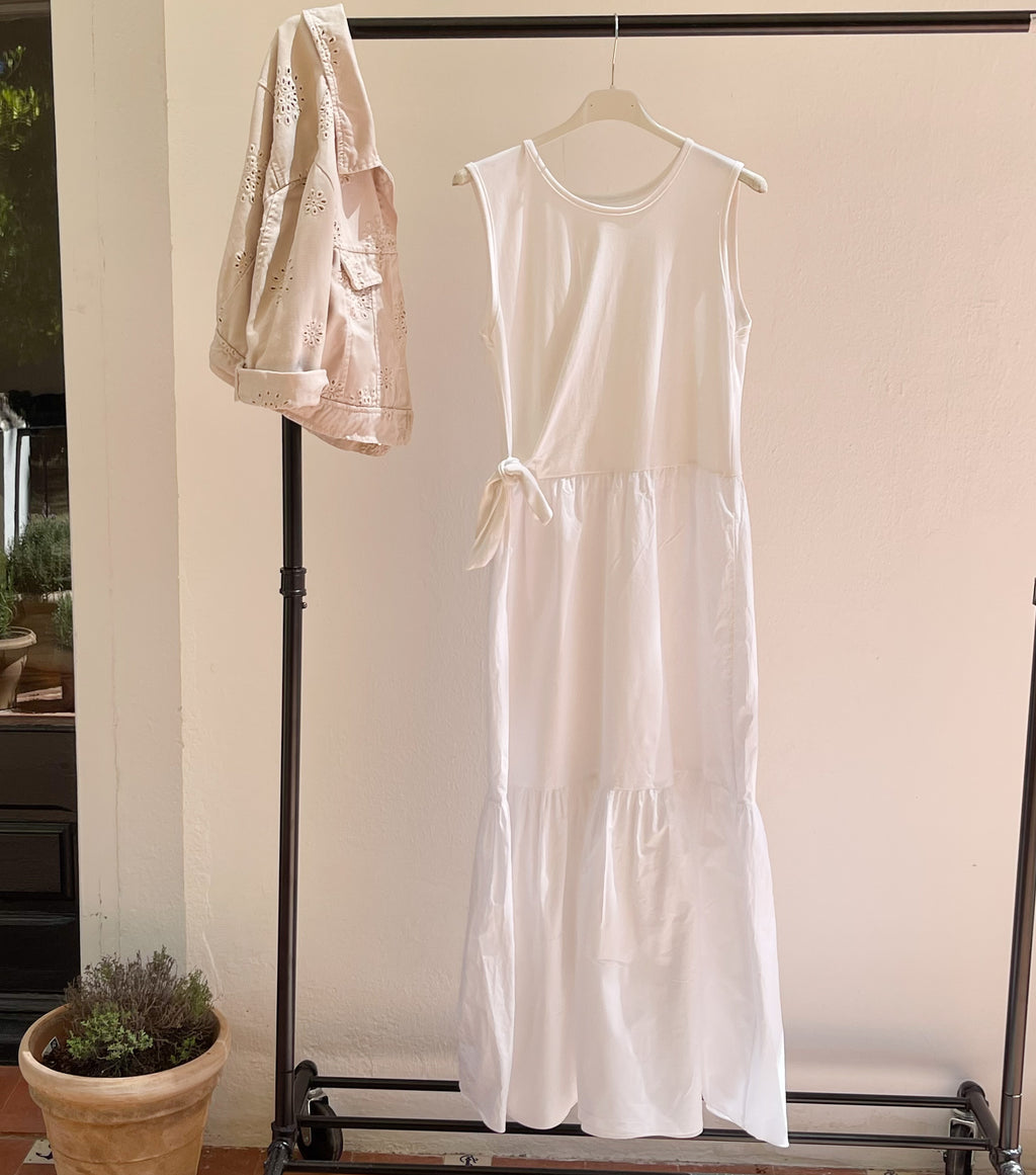 VESTIDO LAZO BLANCO