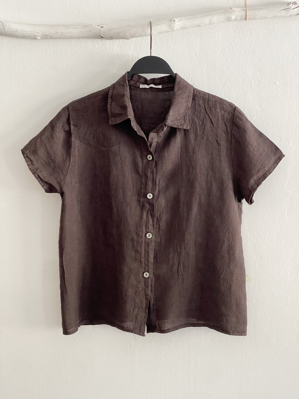 BLUSA SANDRA MARRÓN