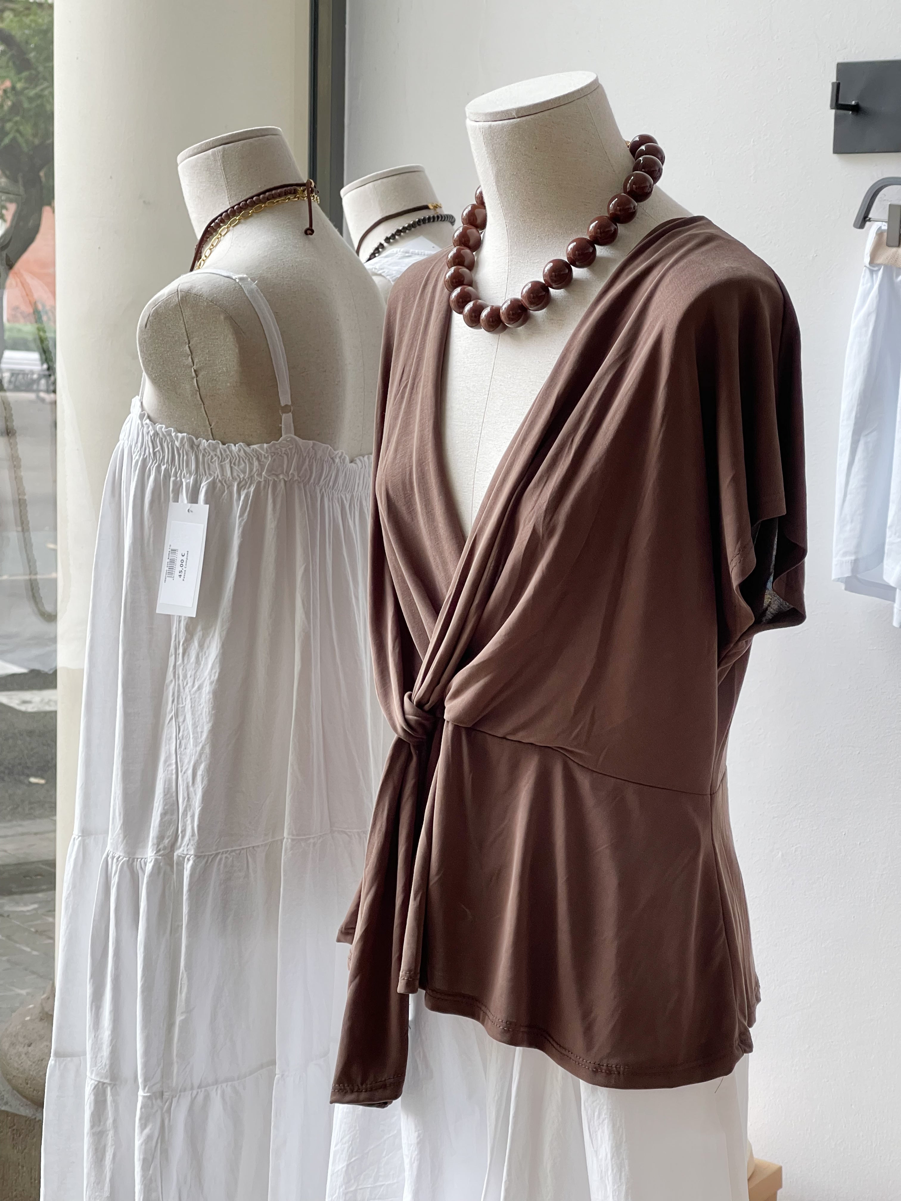 BLUSA FLAVIA MARRÓN