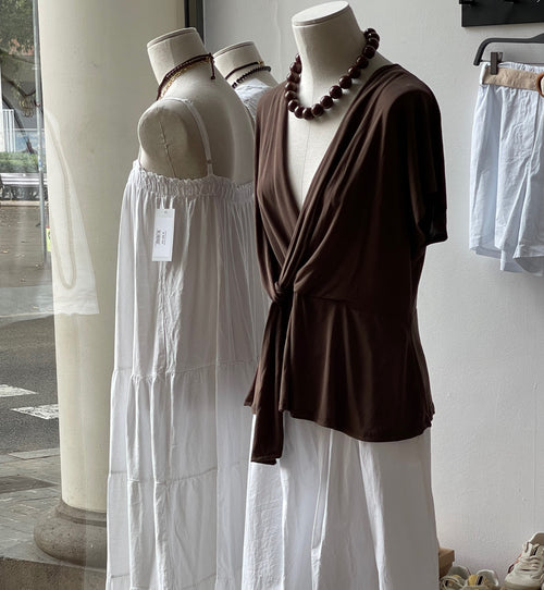 BLUSA FLAVIA MARRÓN