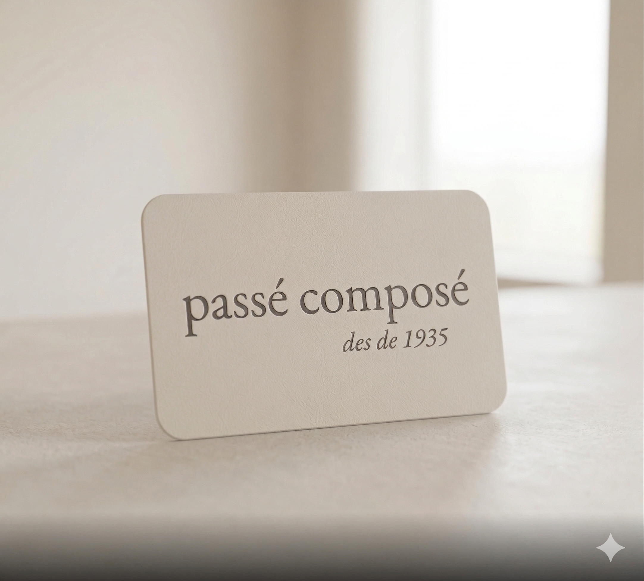 TARGETA REGALO PASSÉ COMPOSÉ
