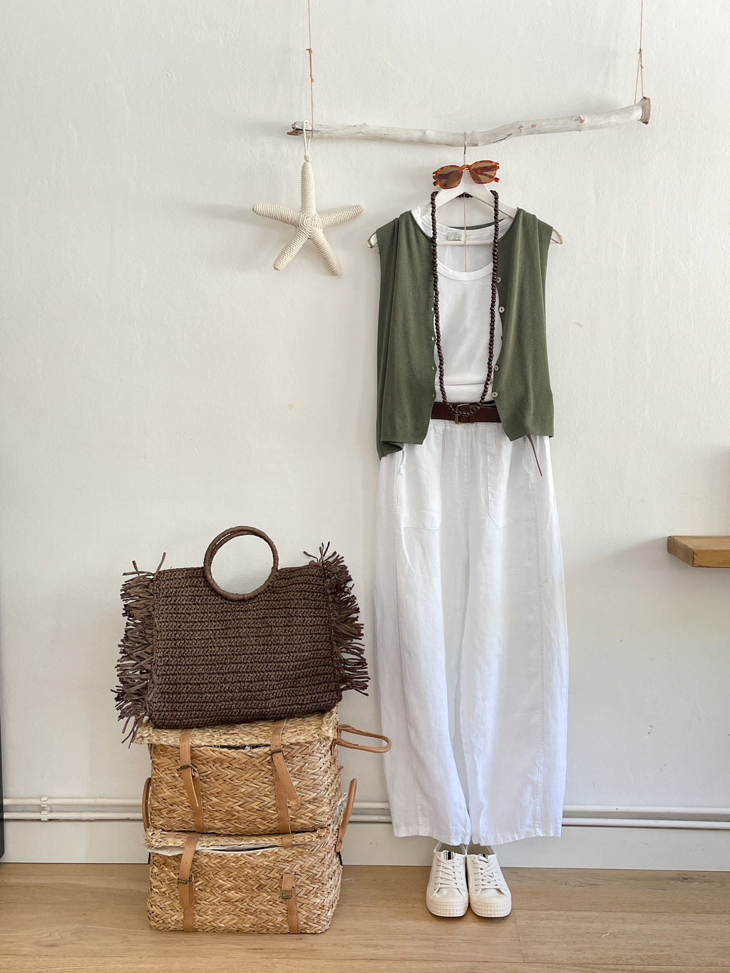 PANTALÓN LINO BLANCO