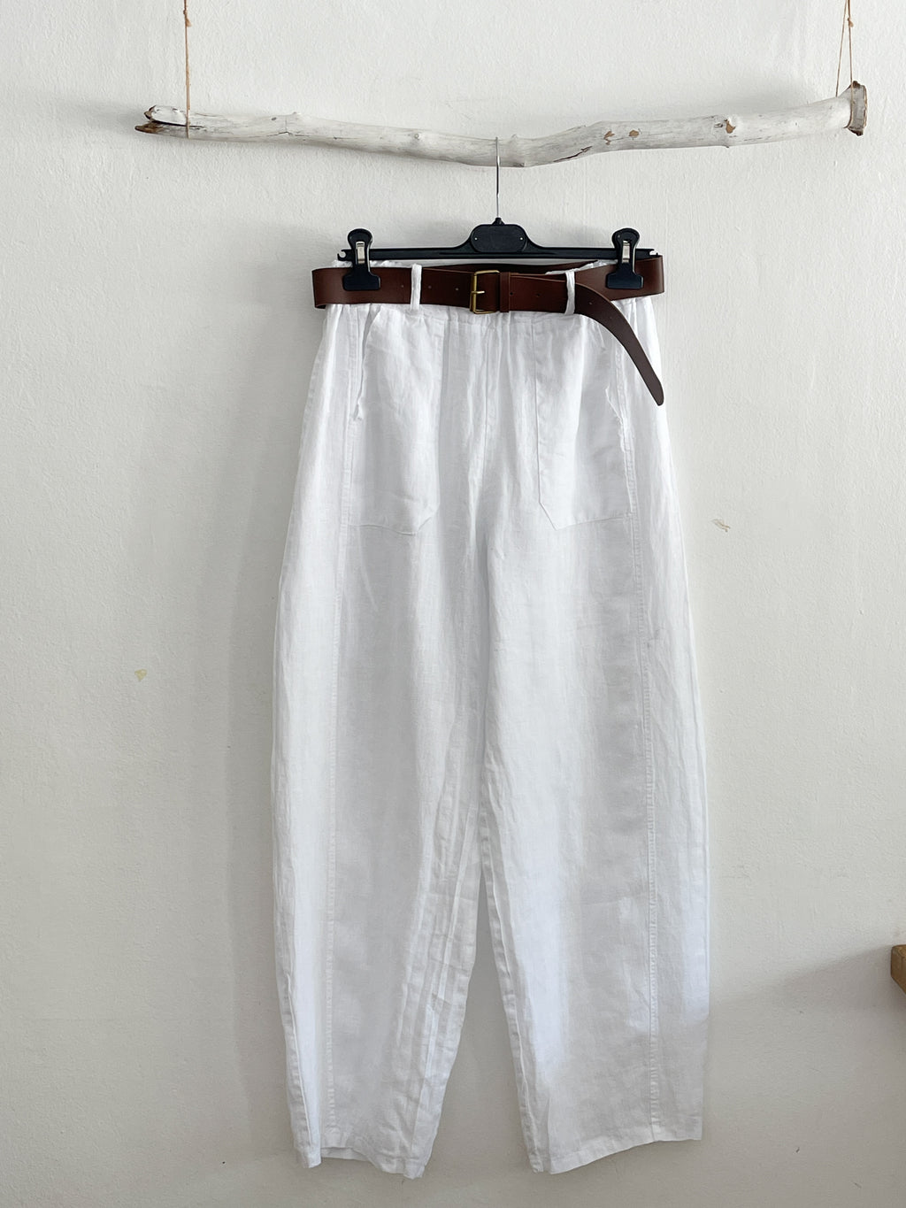 PANTALÓN LINO BLANCO