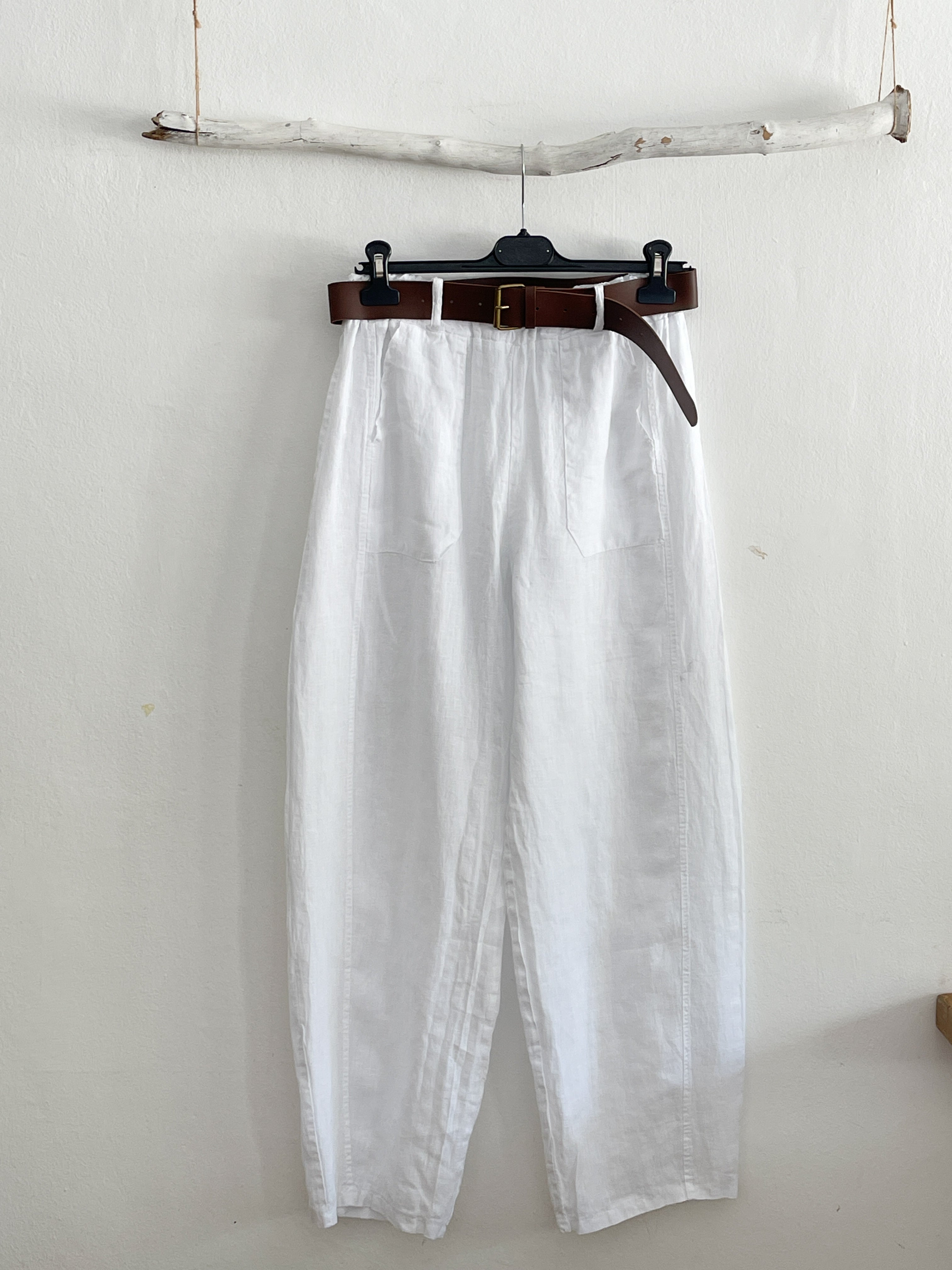 PANTALÓN LINO BLANCO