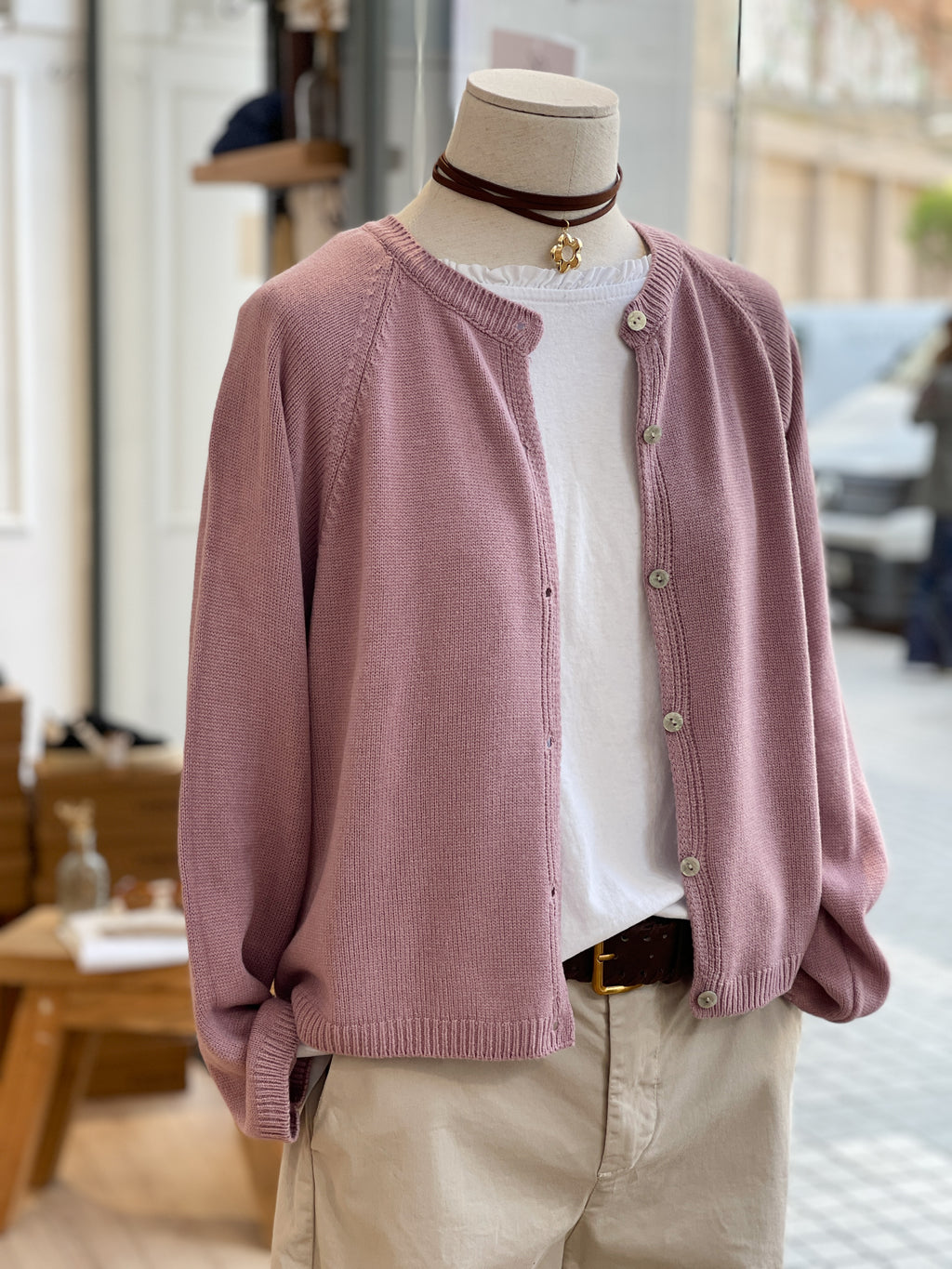 CHAQUETA INDIANA MALVA