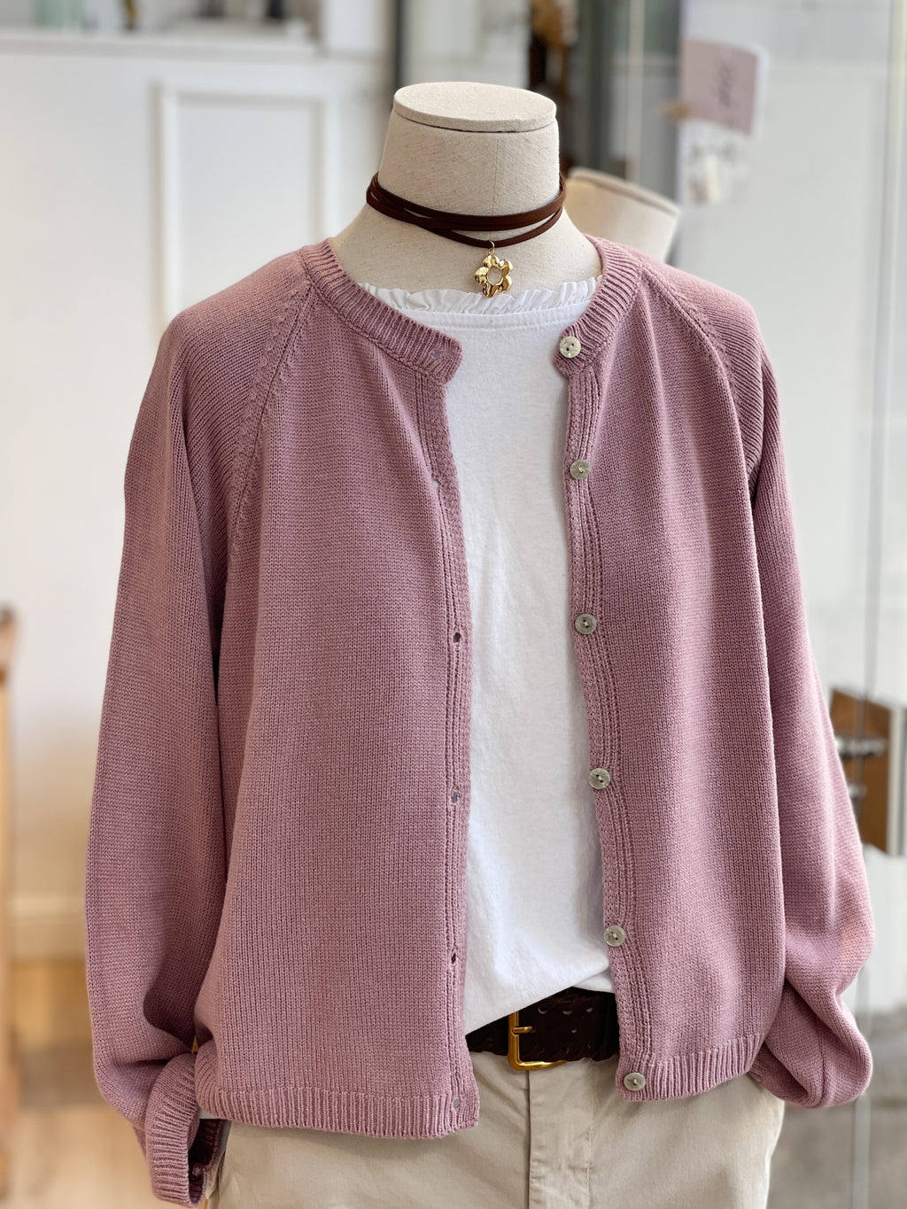CHAQUETA INDIANA MALVA