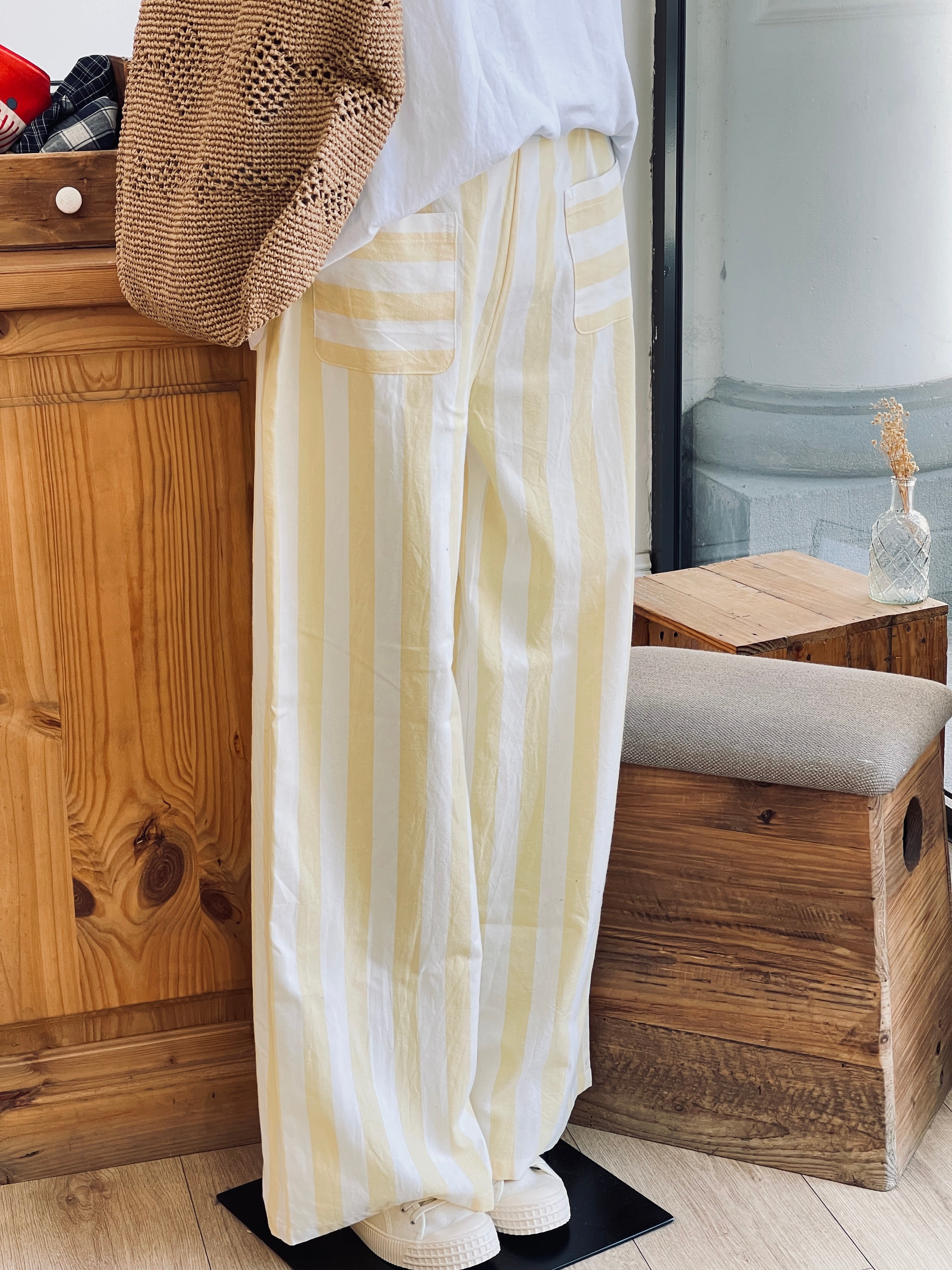 PANTALÓN RAYAS YELLOW