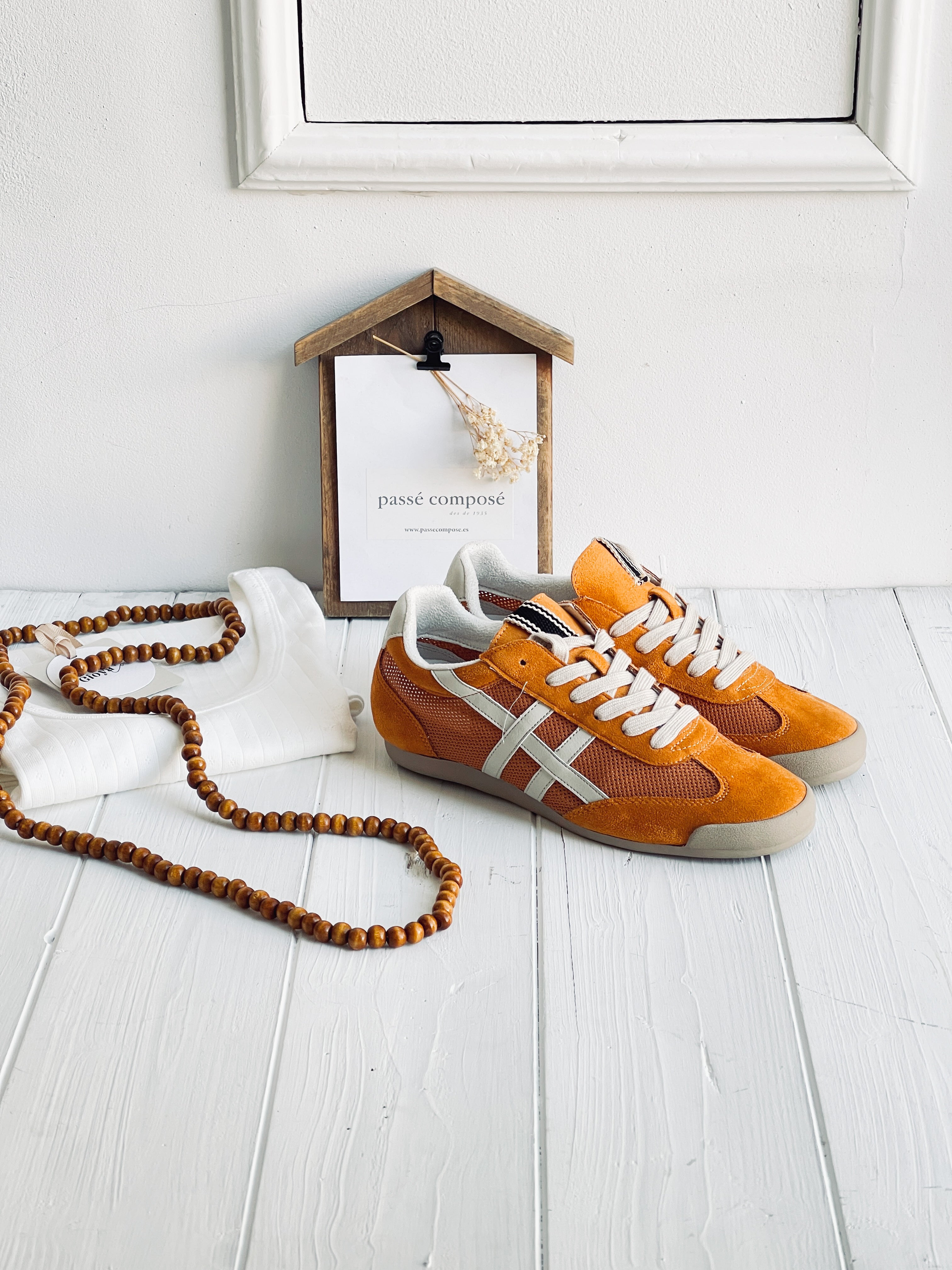 DEPORTIVA REJILLA NARANJA