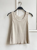 TOP CANALÉ BEIGE