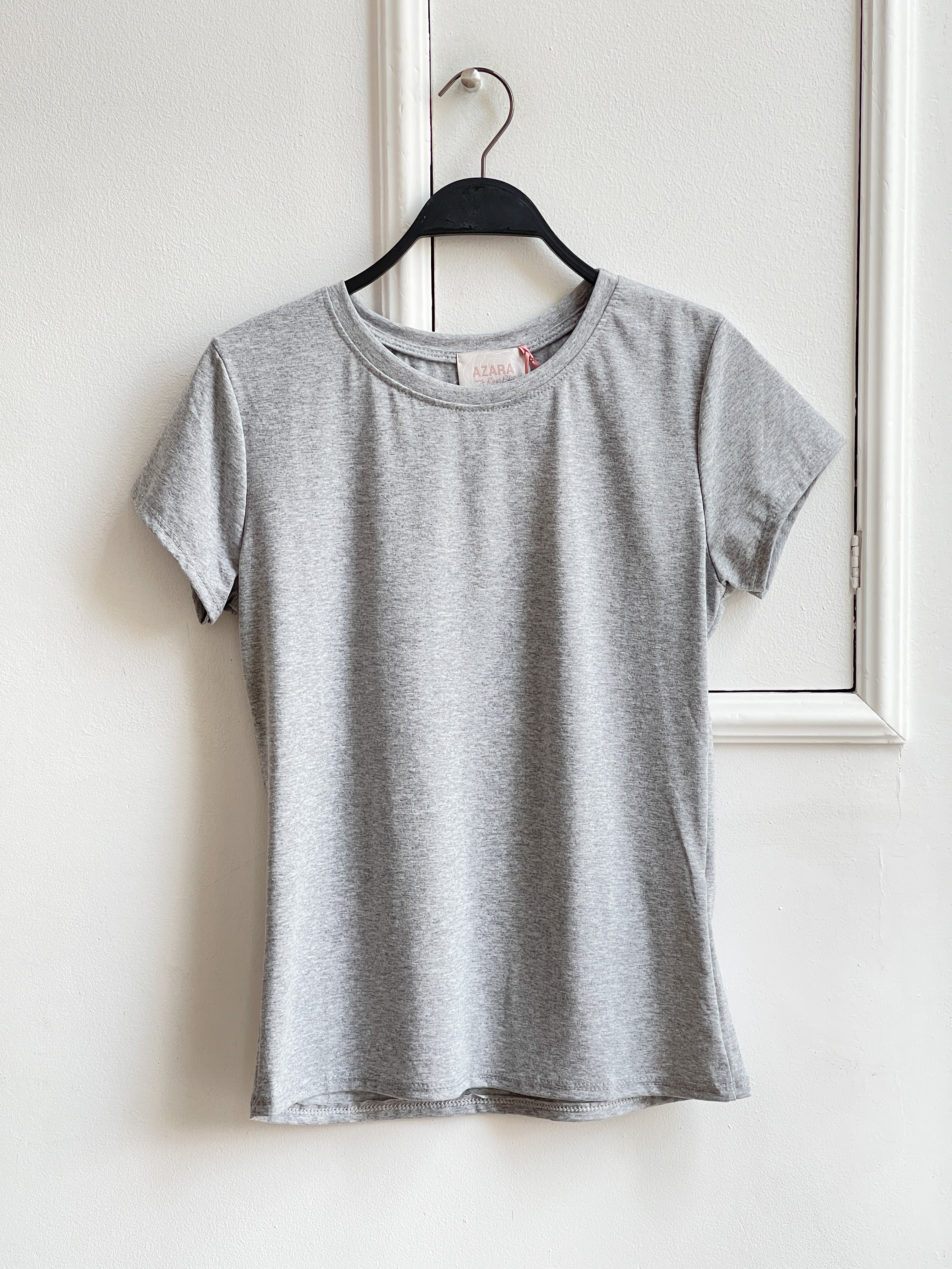 CAMISETA BÁSICA GRIS M/C