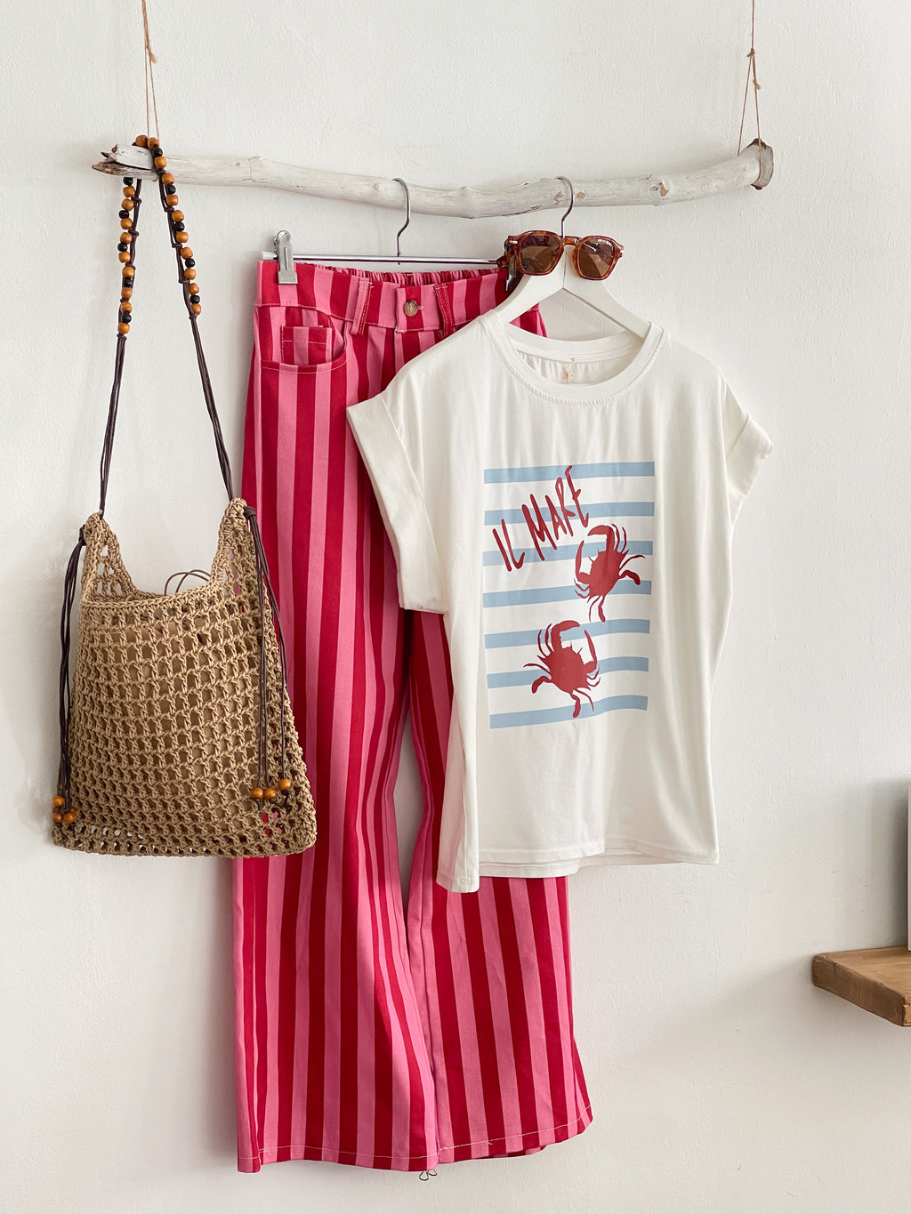 PANTALÓN RAYAS FUCSIA