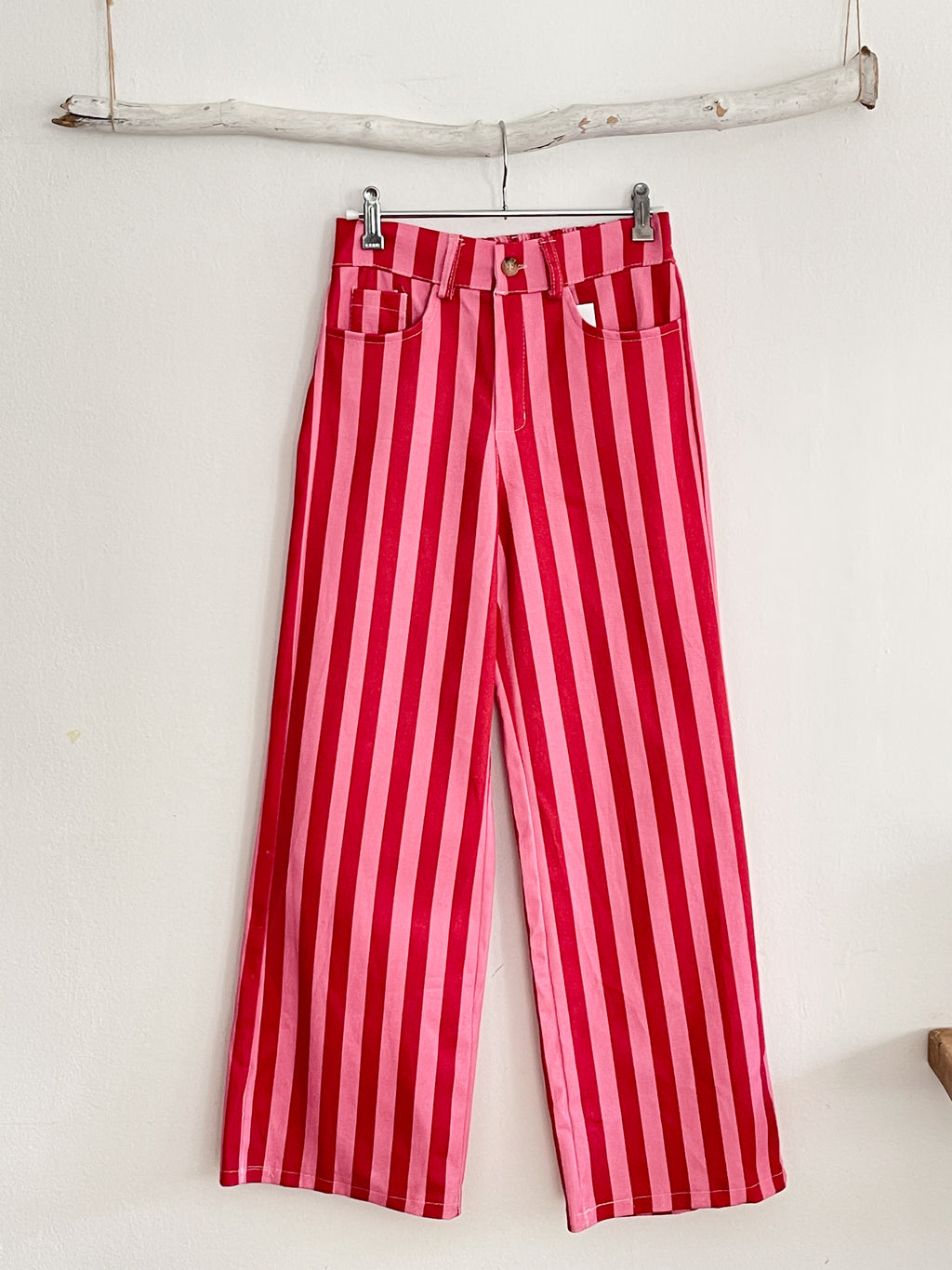 PANTALÓN RAYAS FUCSIA