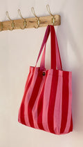BOLSO RAYAS FUCSIA