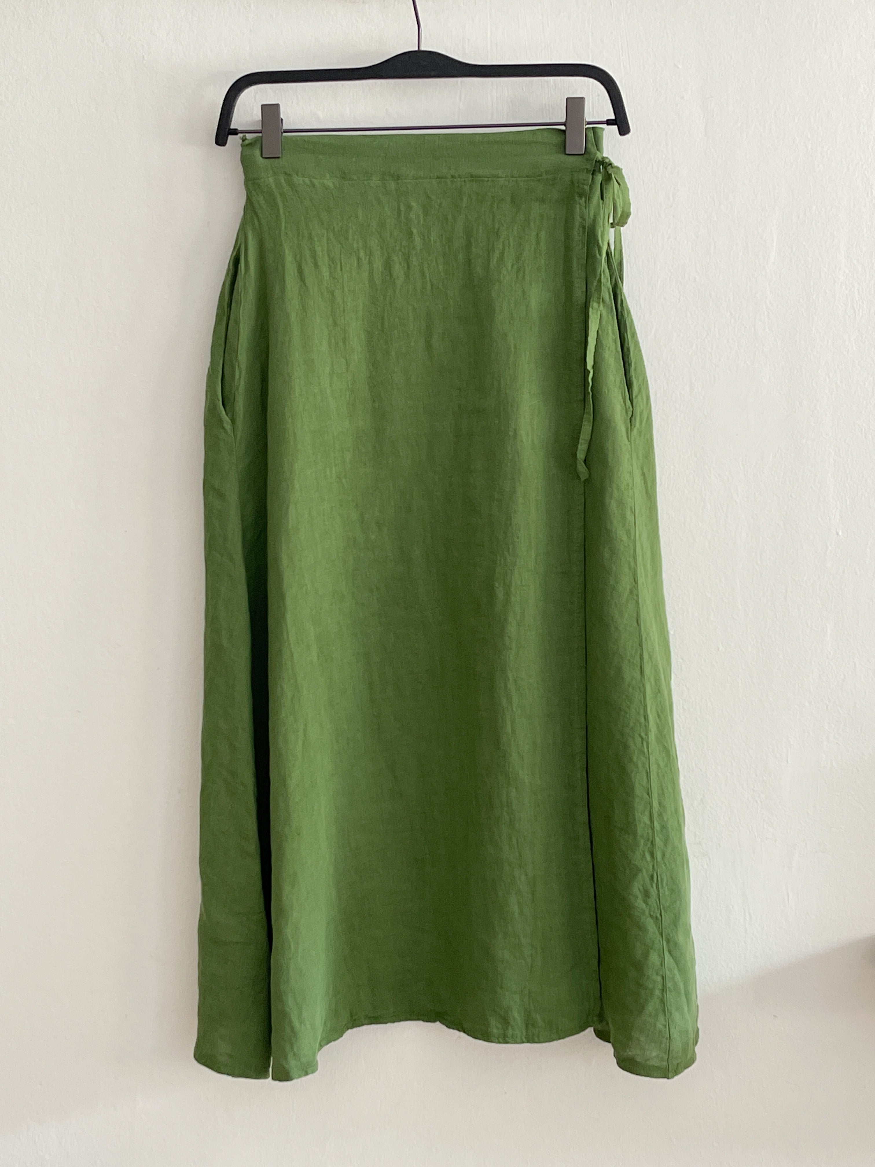 FALDA LINO VERDE