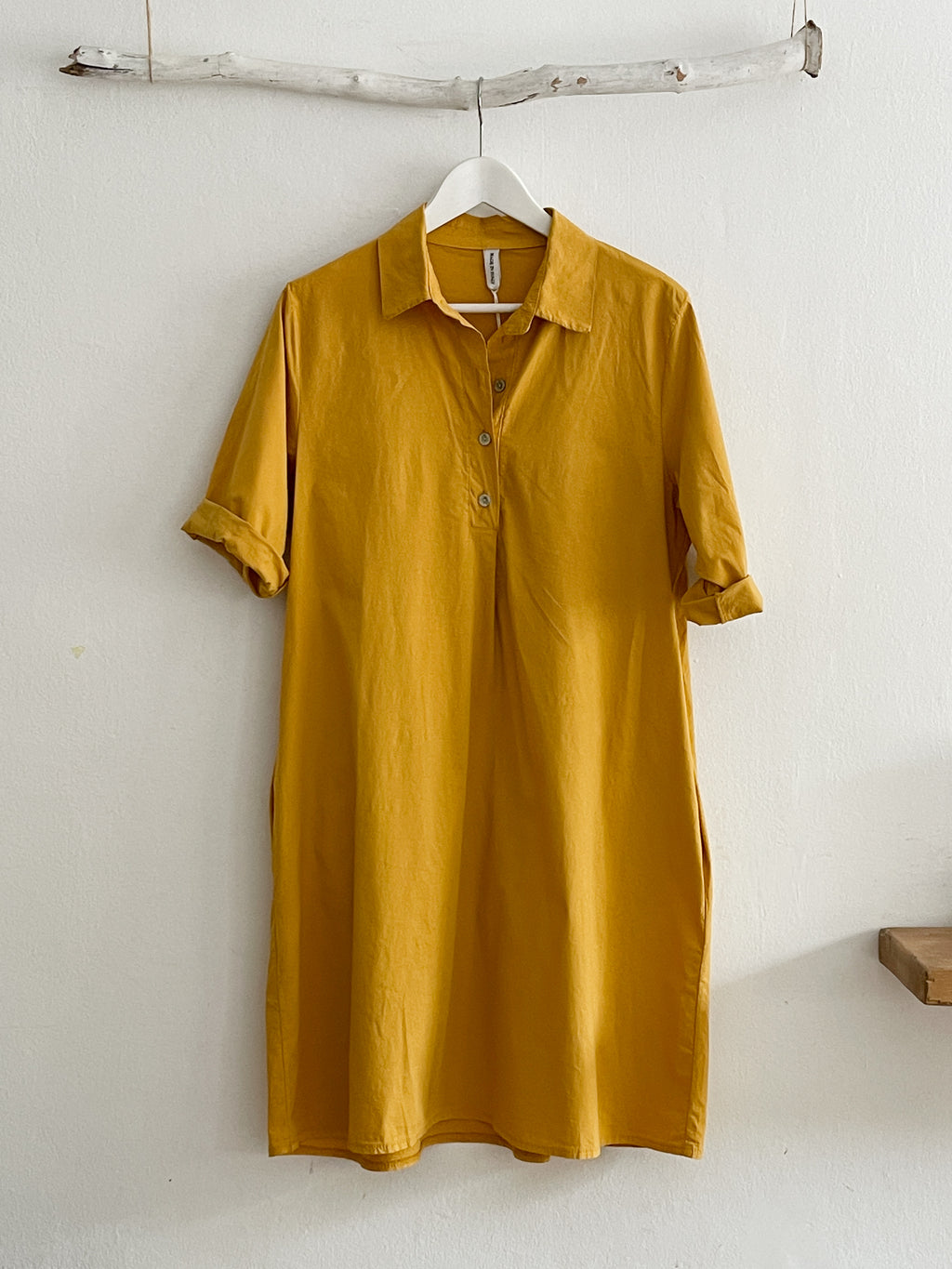VESTIDO SYDNEY MOSTAZA