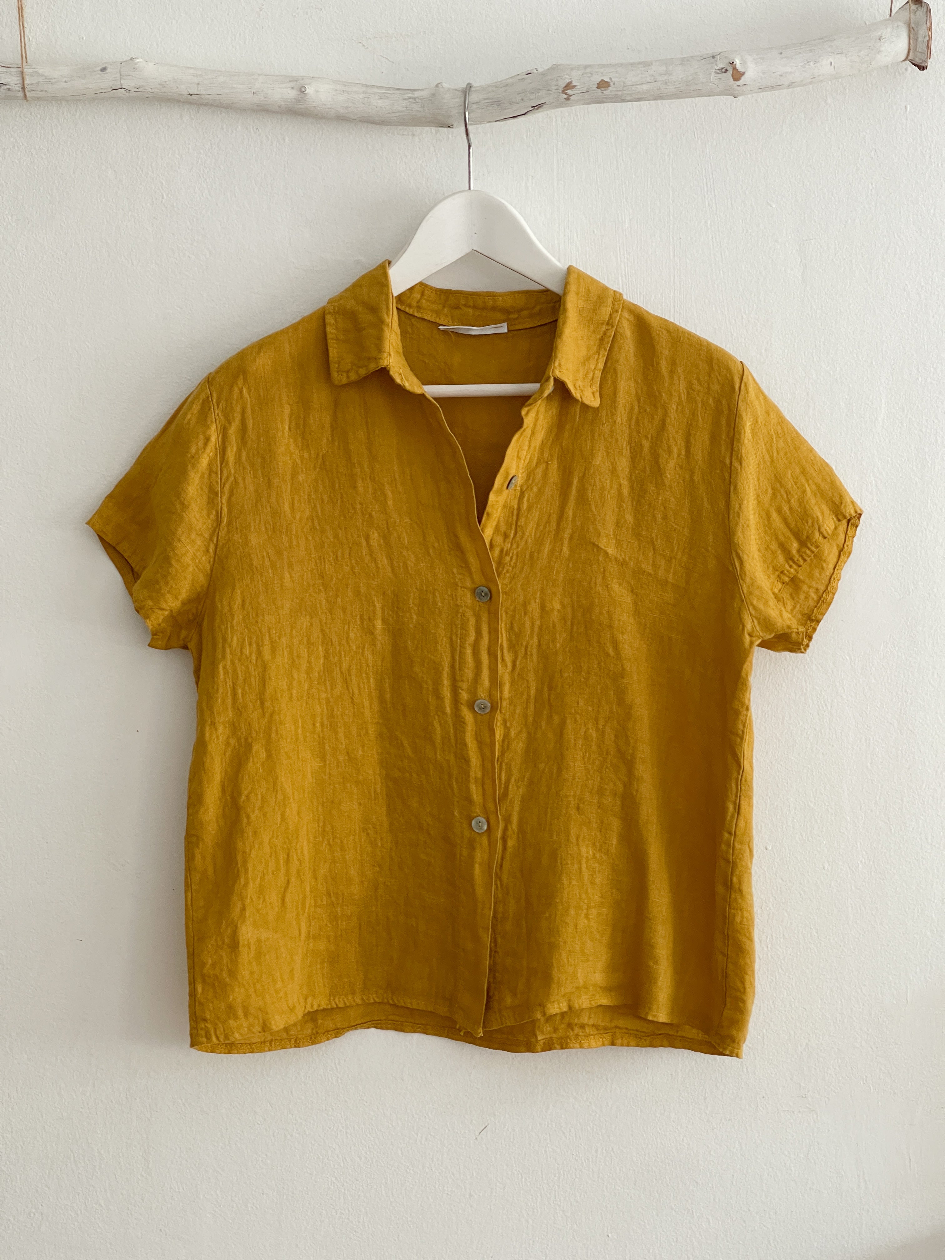 BLUSA SANDRA MOSTAZA