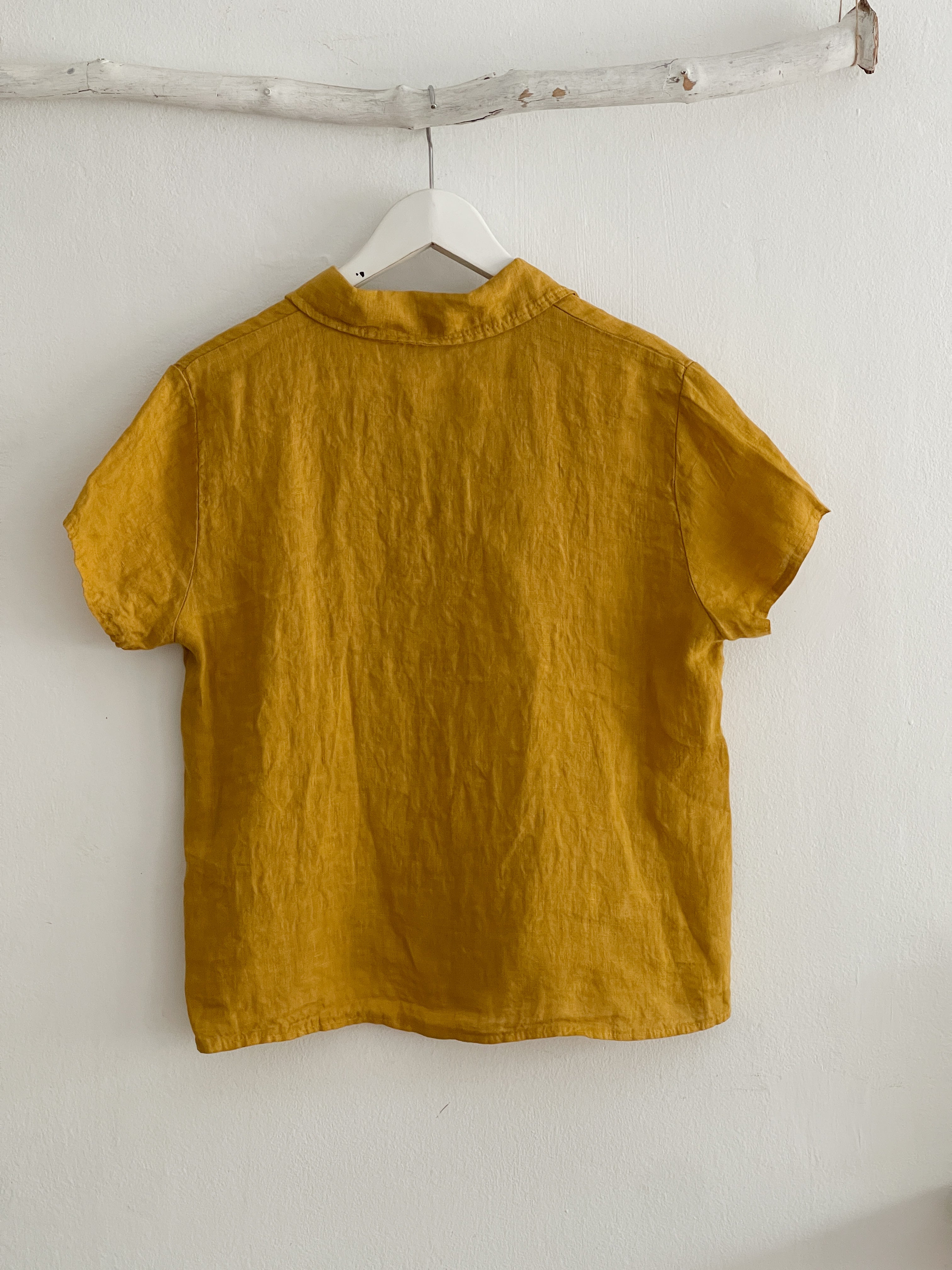 BLUSA SANDRA MOSTAZA