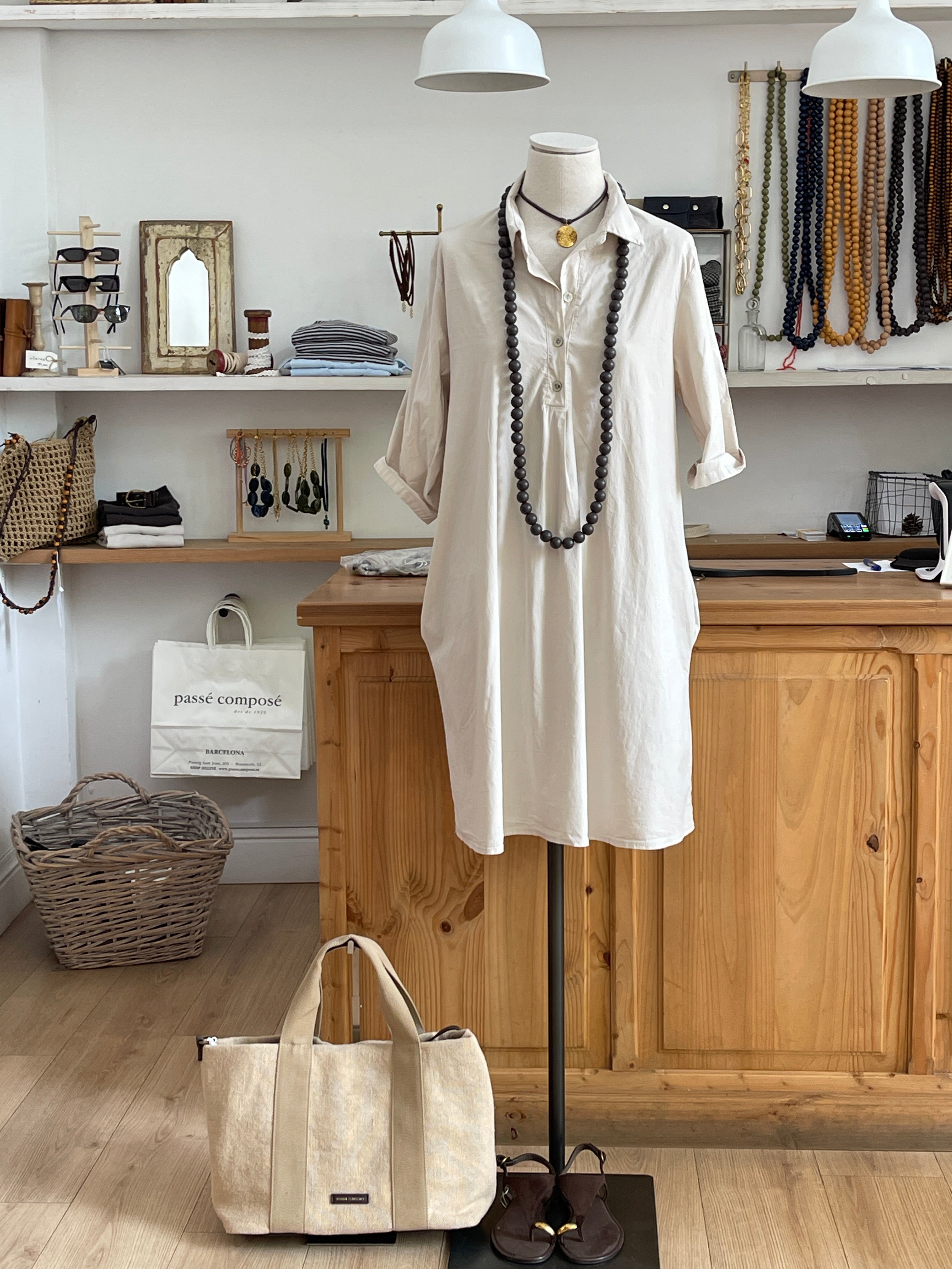 VESTIDO SYDNEY BEIGE