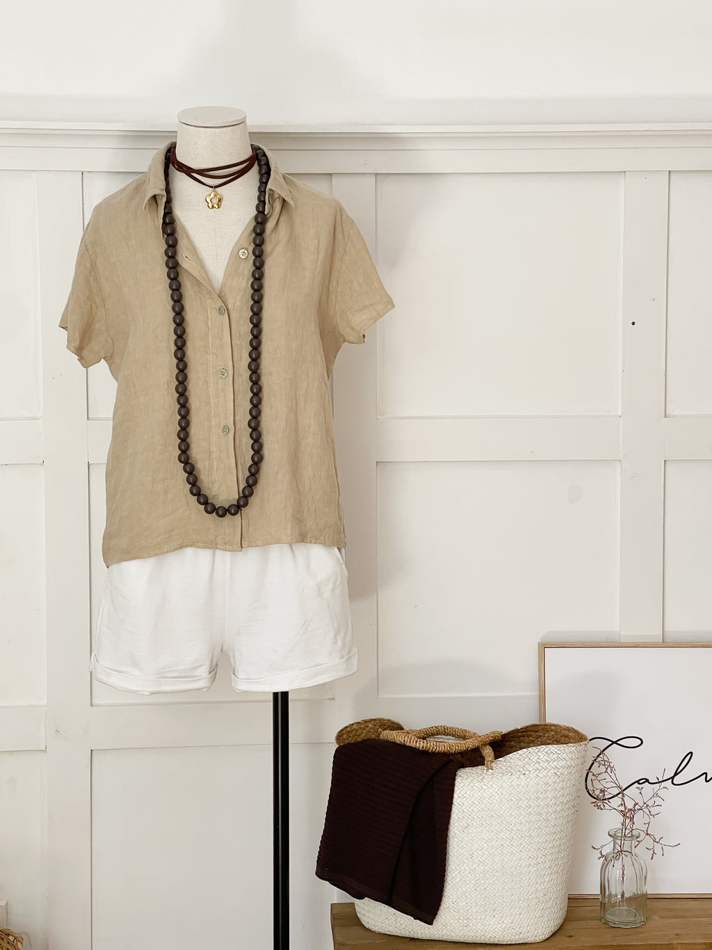 BLUSA SANDRA CAMEL