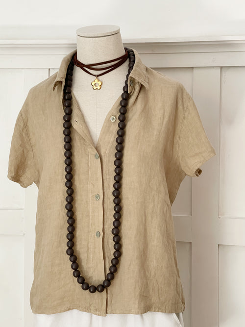 BLUSA SANDRA CAMEL